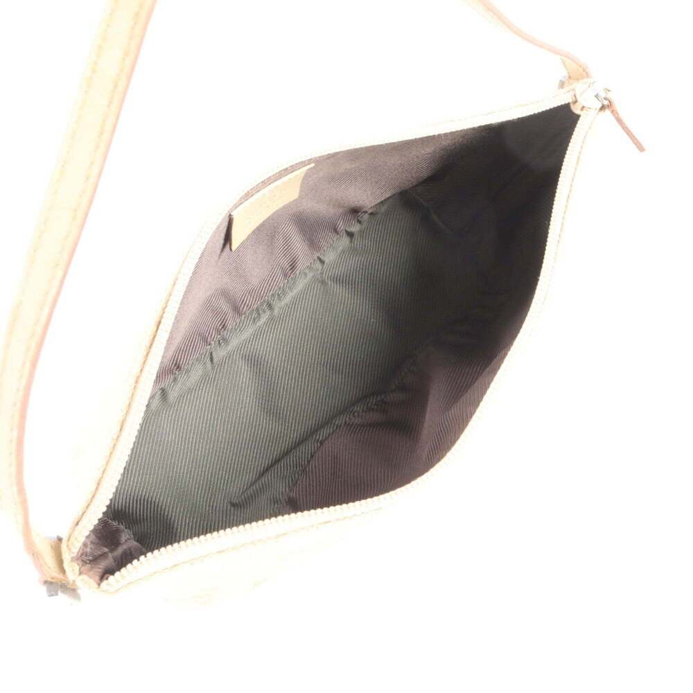 Gucci GG Canvas Beige 07198 Leather Shoulder Bag Handbag Pouch Women's - Picture 7 of 9